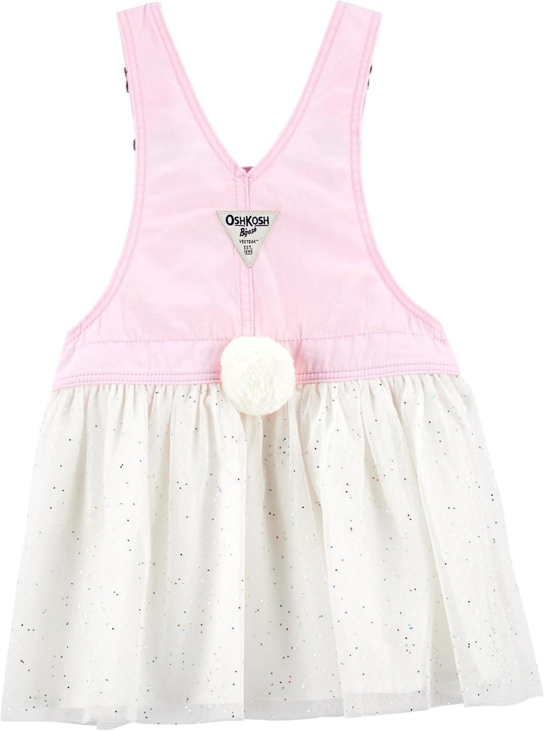 imageOshkosh Girls Worlds Best OverallsBunny Jumper