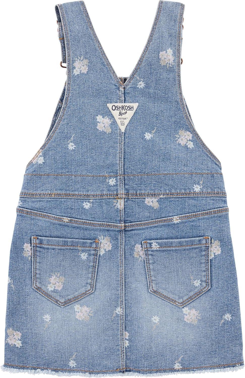 imageOshkosh Girls Worlds Best OverallsDenim Heart Skirtall