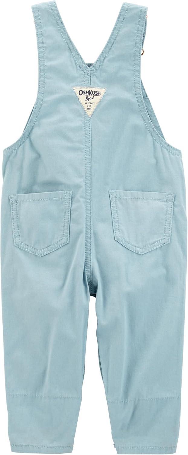 imageOshkosh Girls Worlds Best OverallsGreen Floral