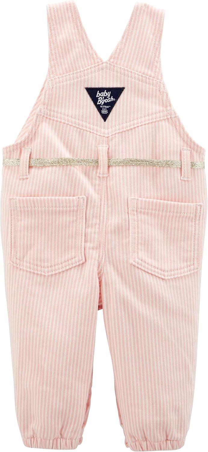 imageOshkosh Girls Worlds Best OverallsLight Pink