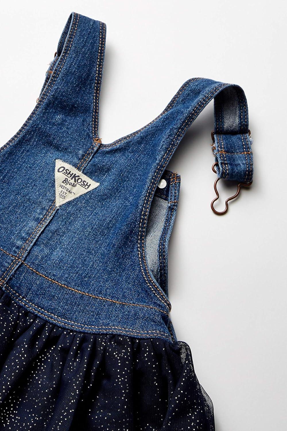 imageOshkosh Girls Worlds Best OverallsMedium Wash