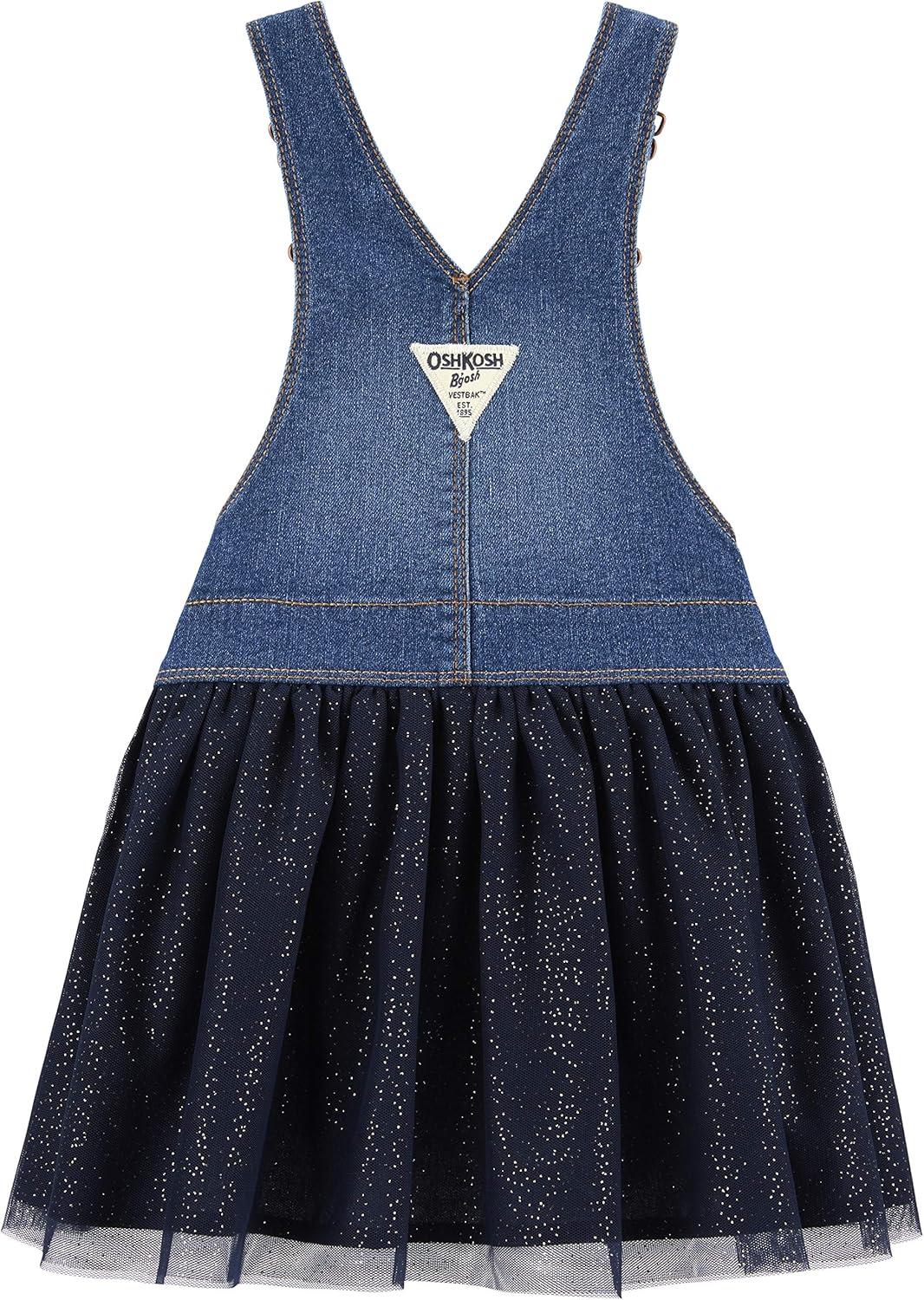 imageOshkosh Girls Worlds Best OverallsMedium Wash