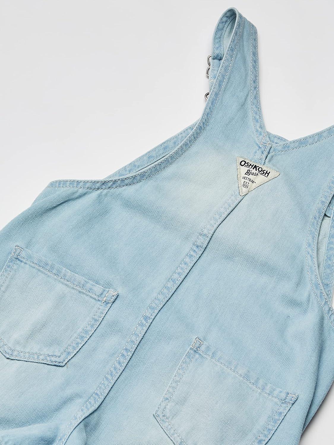 imageOshkosh Girls Worlds Best OverallsPastel Eyelet