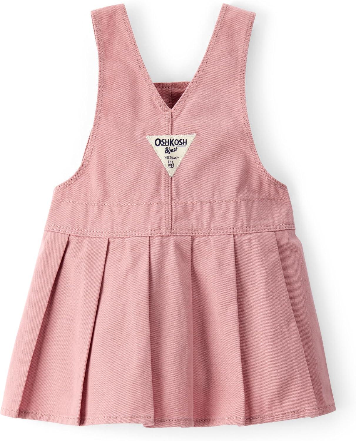 imageOshkosh Girls Worlds Best OverallsPink Skirtall