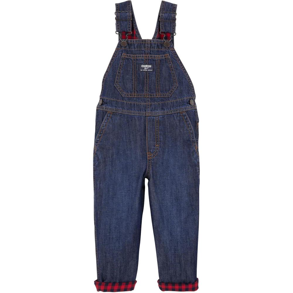 imageOSHKOSH BGOSH Baby Boys Worlds Best OverallsDark Denim Wash