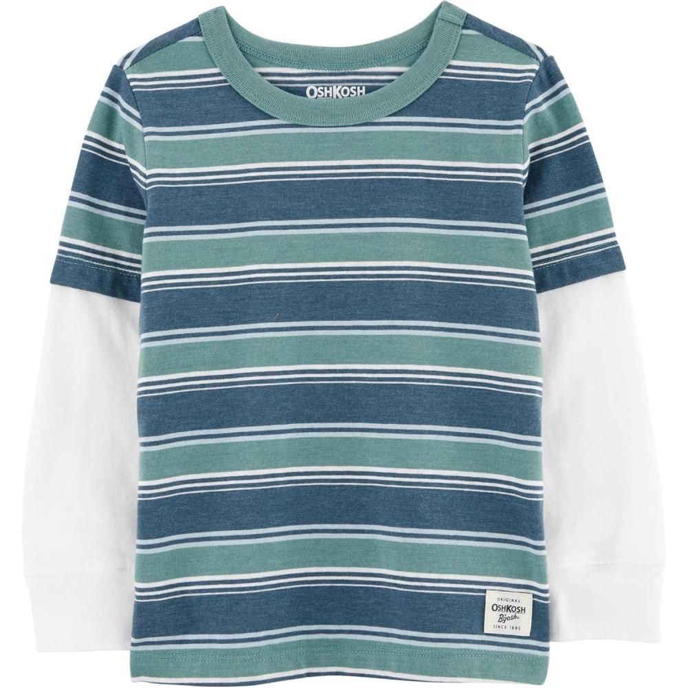 imageOSHKOSH BGOSH Boys Layered TeeBlue Stripe
