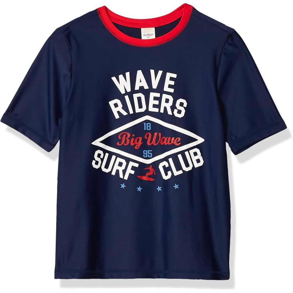imageOSHKOSH BGOSH Boys RashguardNavy Wave
