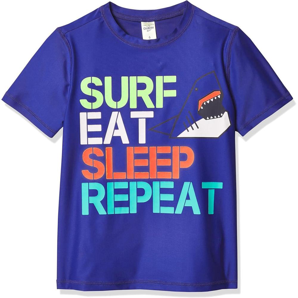 imageOSHKOSH BGOSH Boys RashguardSurf Repeat