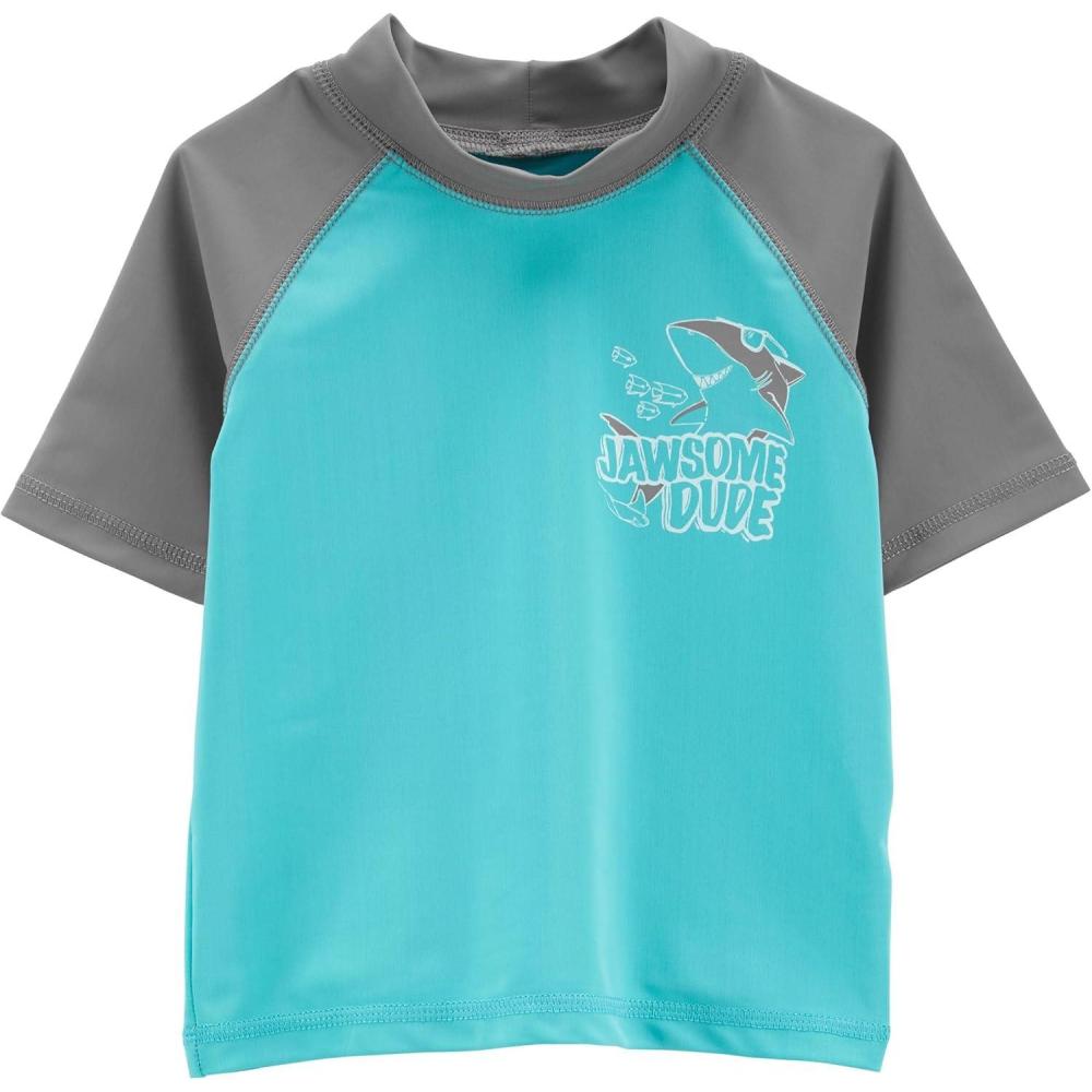 imageOSHKOSH BGOSH Boys RashguardTurquoise