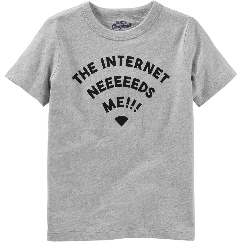 imageOSHKOSH BGOSH Boys Short Sleeve Logo TeeInternet