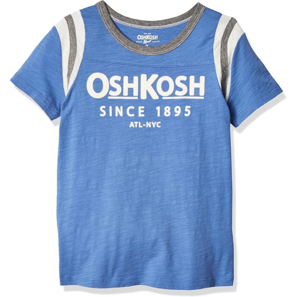 imageOSHKOSH BGOSH Boys Short Sleeve Logo TeeIvory