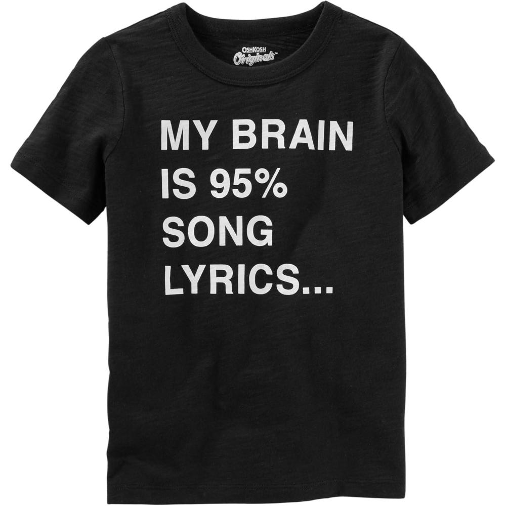 imageOSHKOSH BGOSH Boys Short Sleeve Logo TeeMy Brain