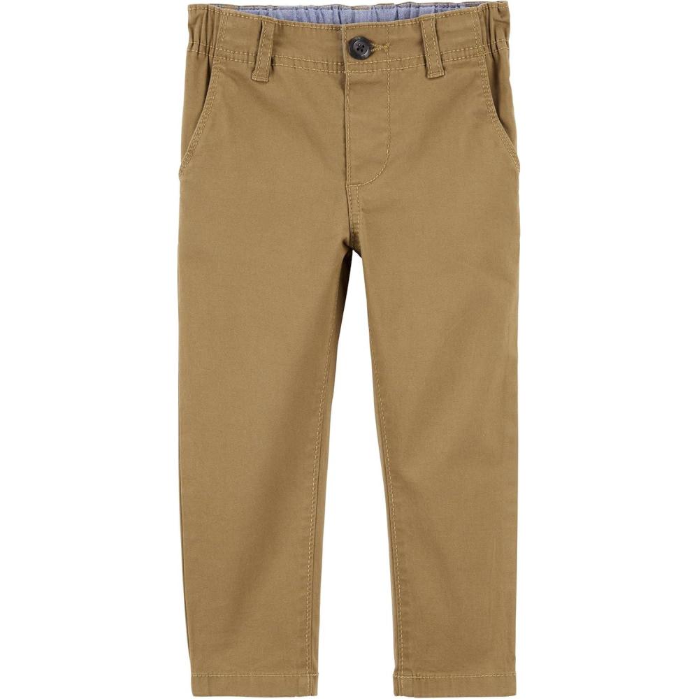 imageOSHKOSH BGOSH Boys Slim Stretch Chino PantsDarker Khaki
