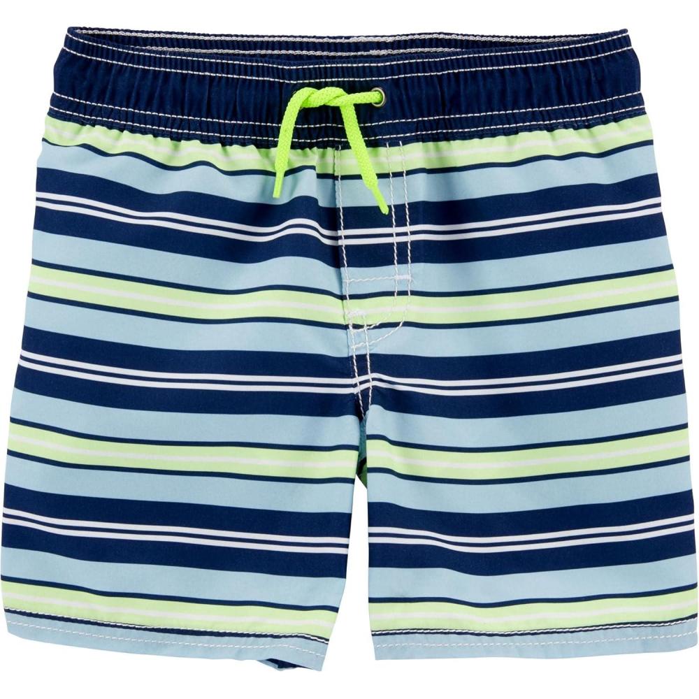 imageOSHKOSH BGOSH Boys Swim TrunksIndigo Stripes