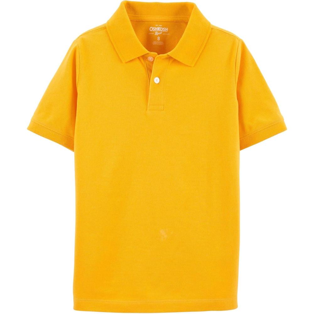 imageOSHKOSH BGOSH Boys Uniform Short Sleeve PoloCurry Up