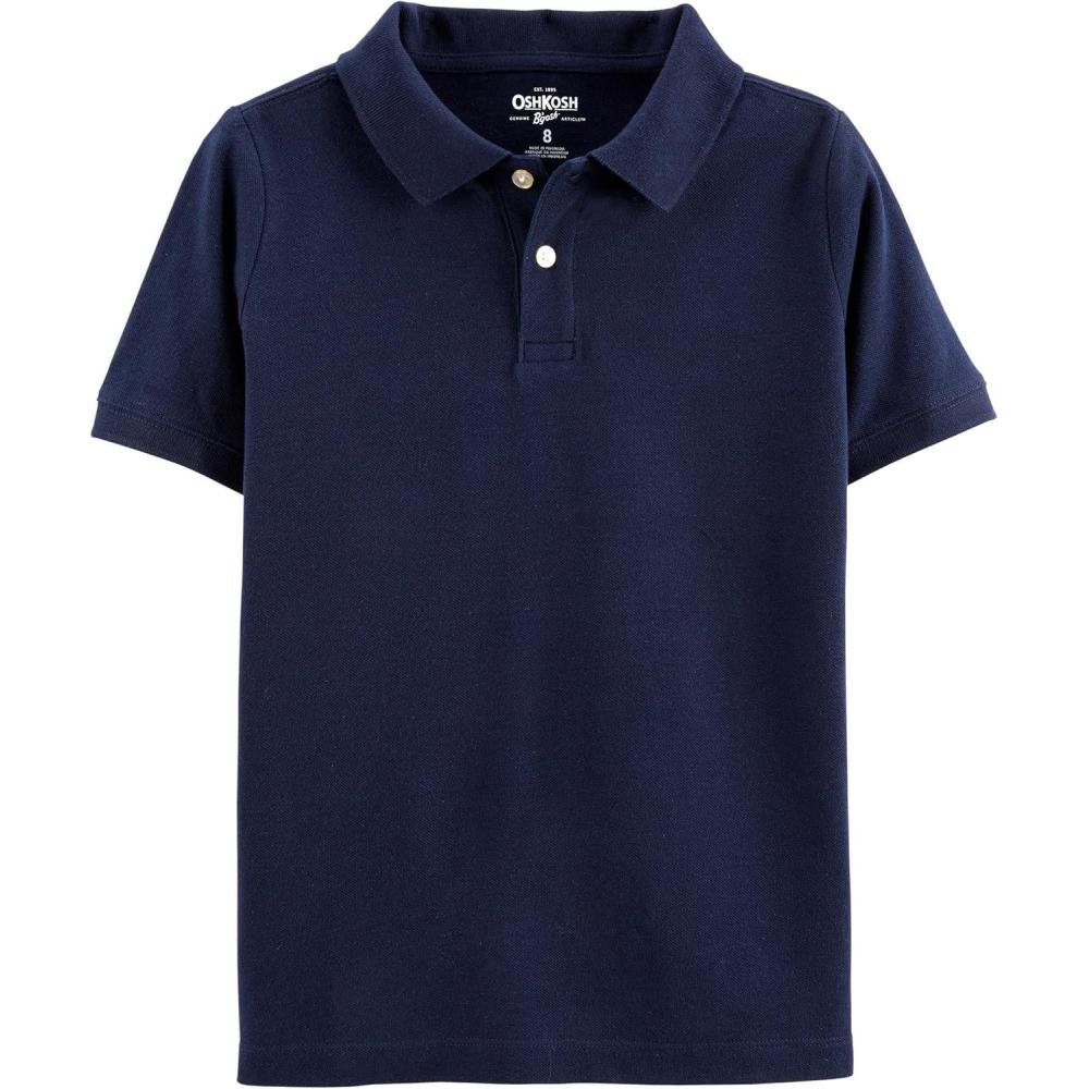 imageOSHKOSH BGOSH Boys Uniform Short Sleeve PoloDeep Navy