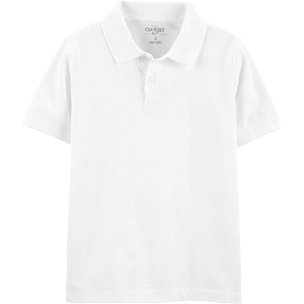 imageOSHKOSH BGOSH Boys Uniform Short Sleeve PoloWhite