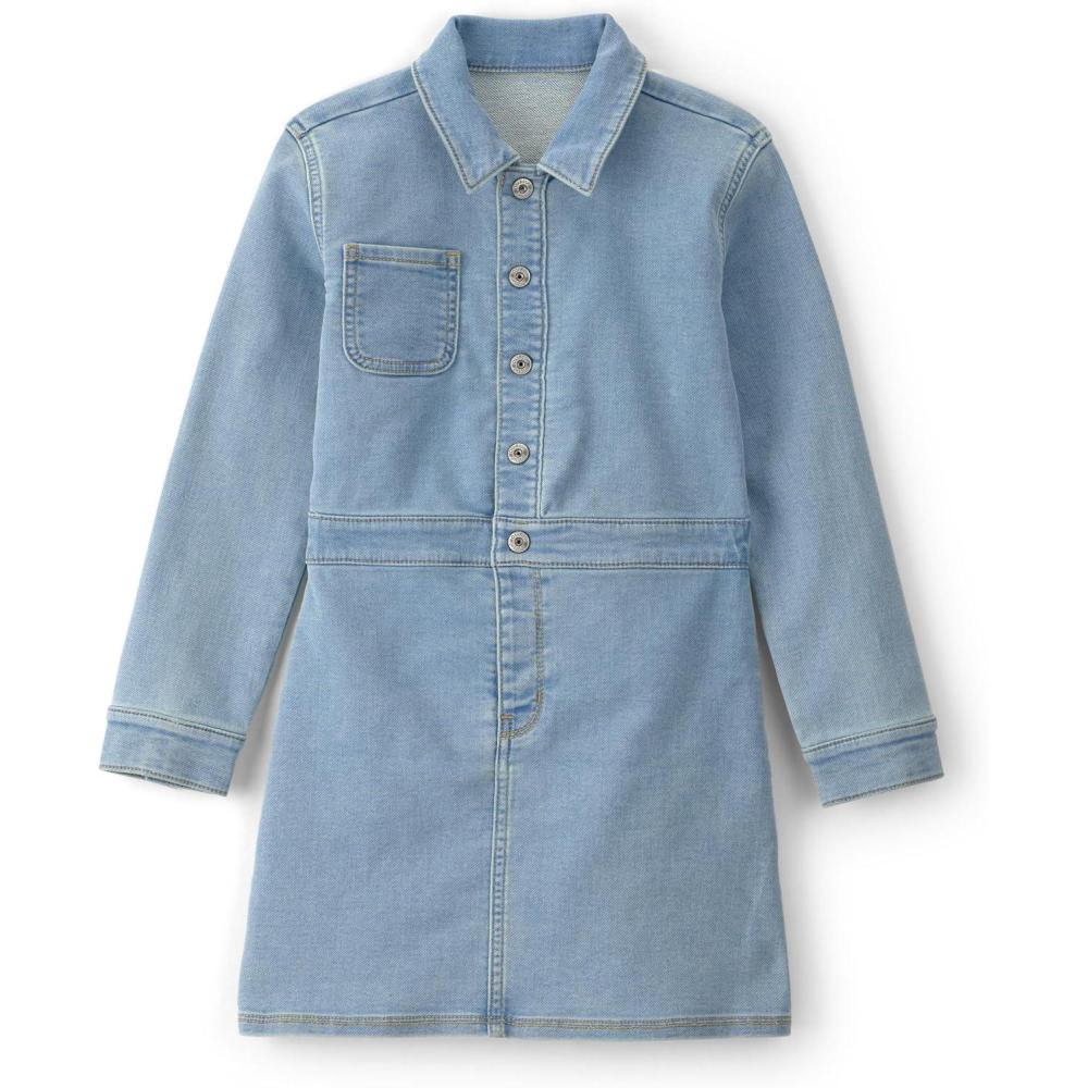 imageOSHKOSH BGOSH Girls DressBlue Knit Denim