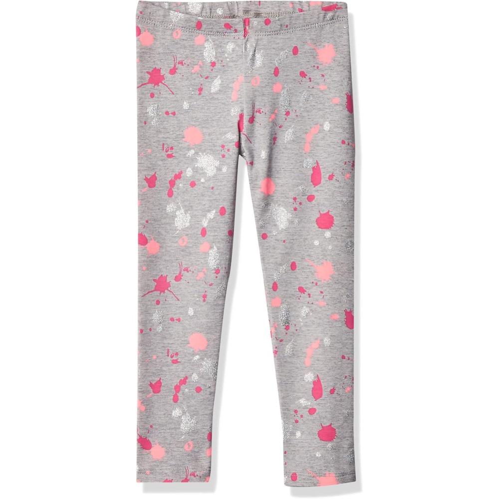 imageOSHKOSH BGOSH Girls Full Length LeggingsGrey Paint Splatter
