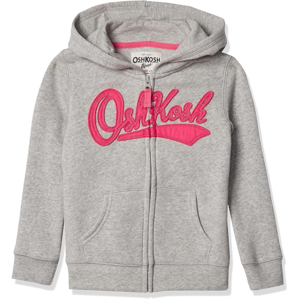 imageOSHKOSH BGOSH Girls Logo HoodieGrey Heather