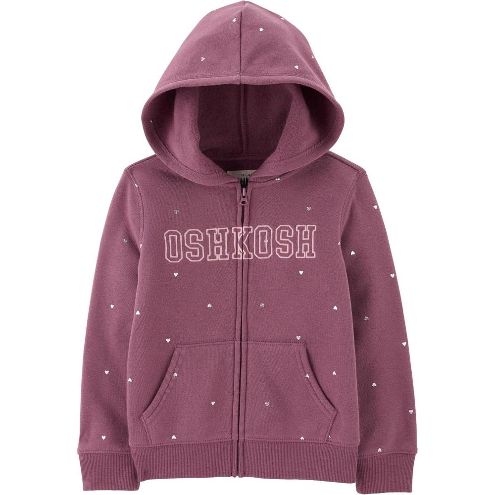 imageOSHKOSH BGOSH Girls Logo HoodiePurple Heart