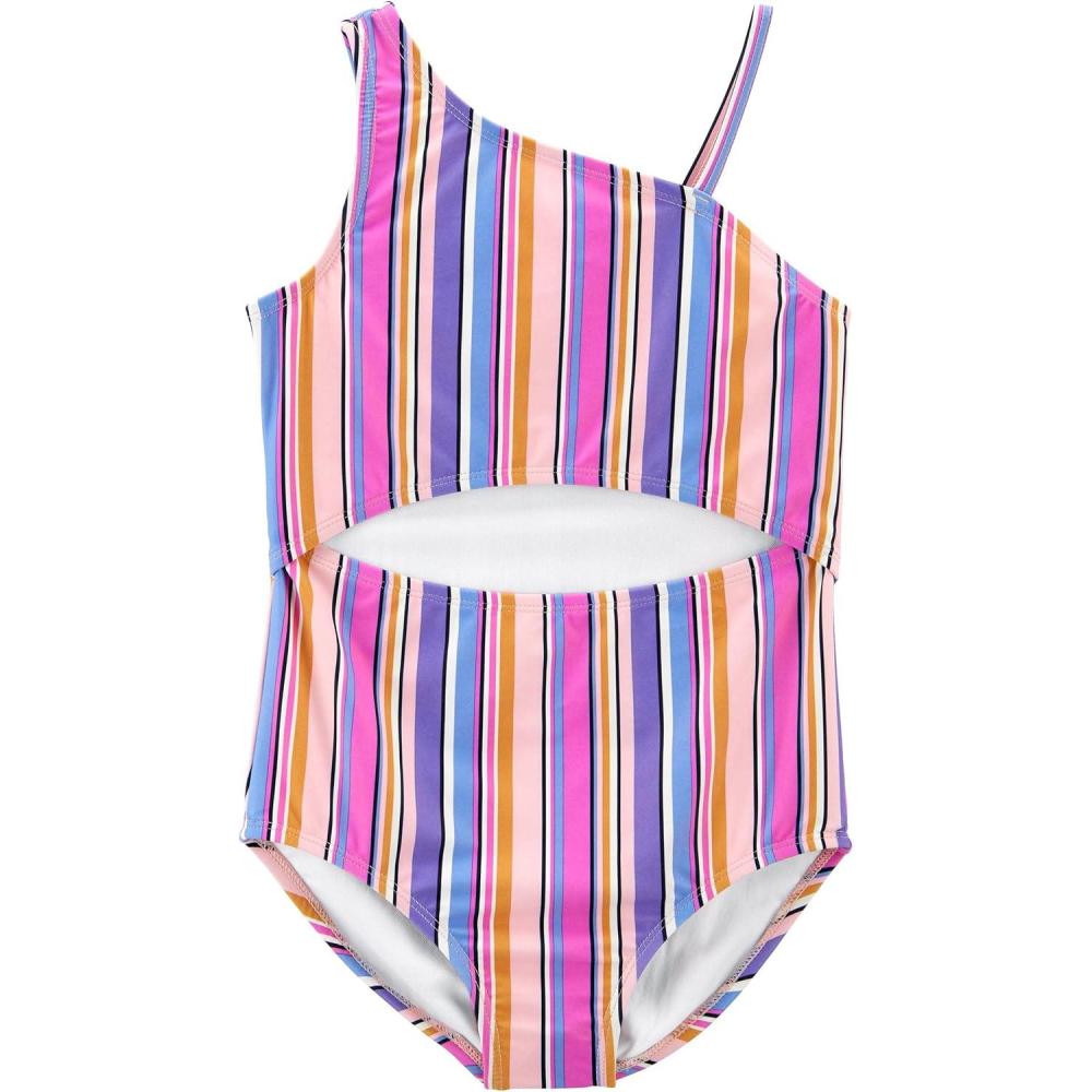 imageOSHKOSH BGOSH Girls OnePiece SwimsuitPink Stripe