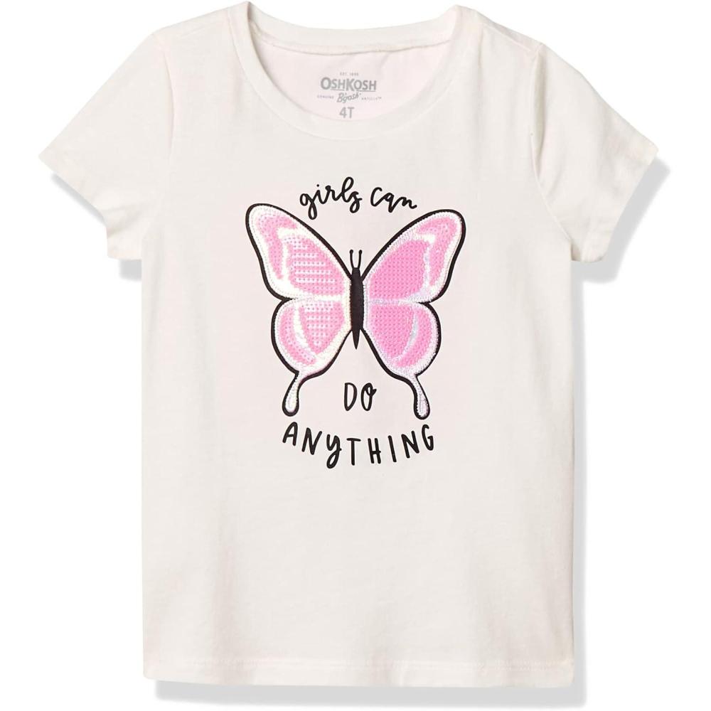 imageOSHKOSH BGOSH Girls Sequin TeeIvory
