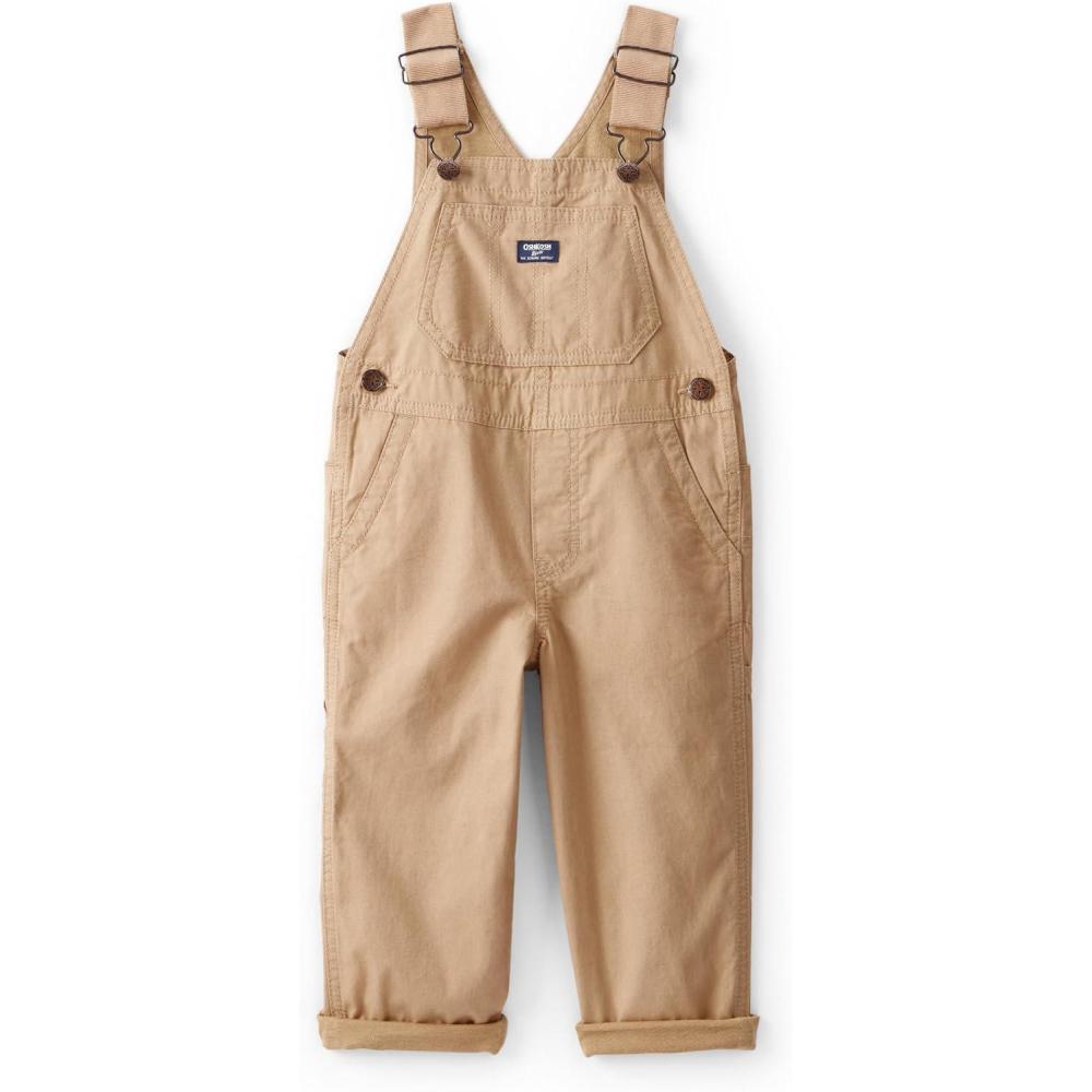 imageOSHKOSH BGOSH babyboys Worlds Best OverallsBrown Solid
