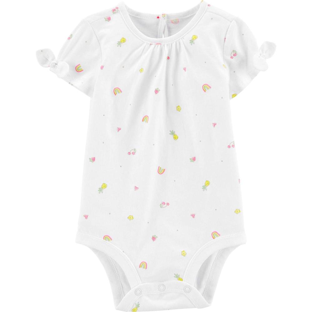 imageOSHKOSH BGOSH babygirls Shortsleeve BodysuitRainbows