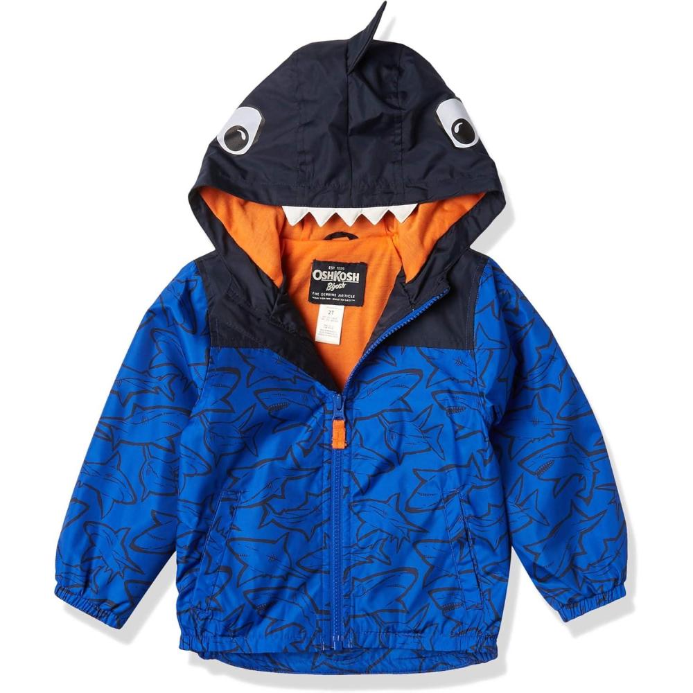 imageOsh Kosh Boys Little JerseyLined Lightweight JacketBlue