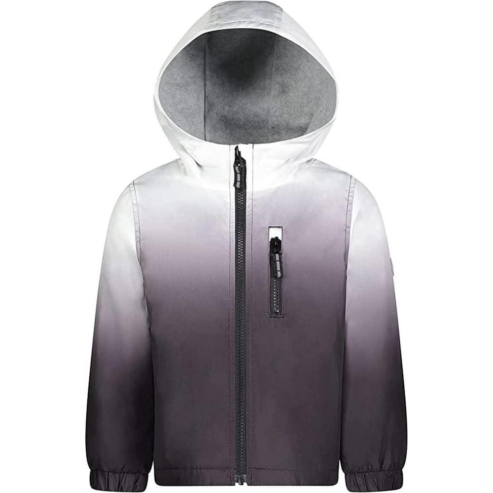 imageOsh Kosh boys Midweight Fleece Lined Windbreaker JacketTransitional JacketBlack White