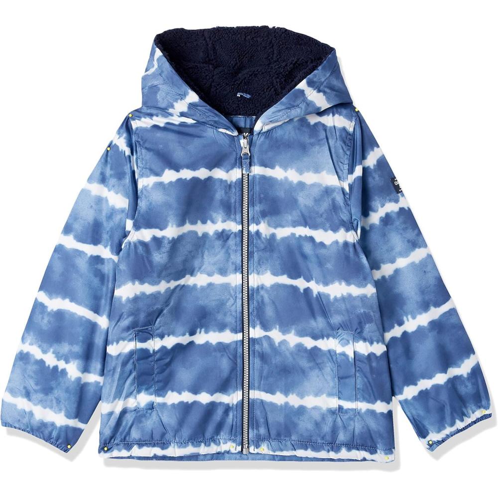 imageOsh Kosh boys Midweight Fleece Lined Windbreaker JacketTransitional JacketBlue