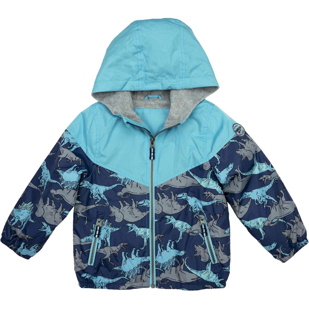 imageOsh Kosh boys Midweight Fleece Lined Windbreaker JacketTransitional JacketBlue Dinos