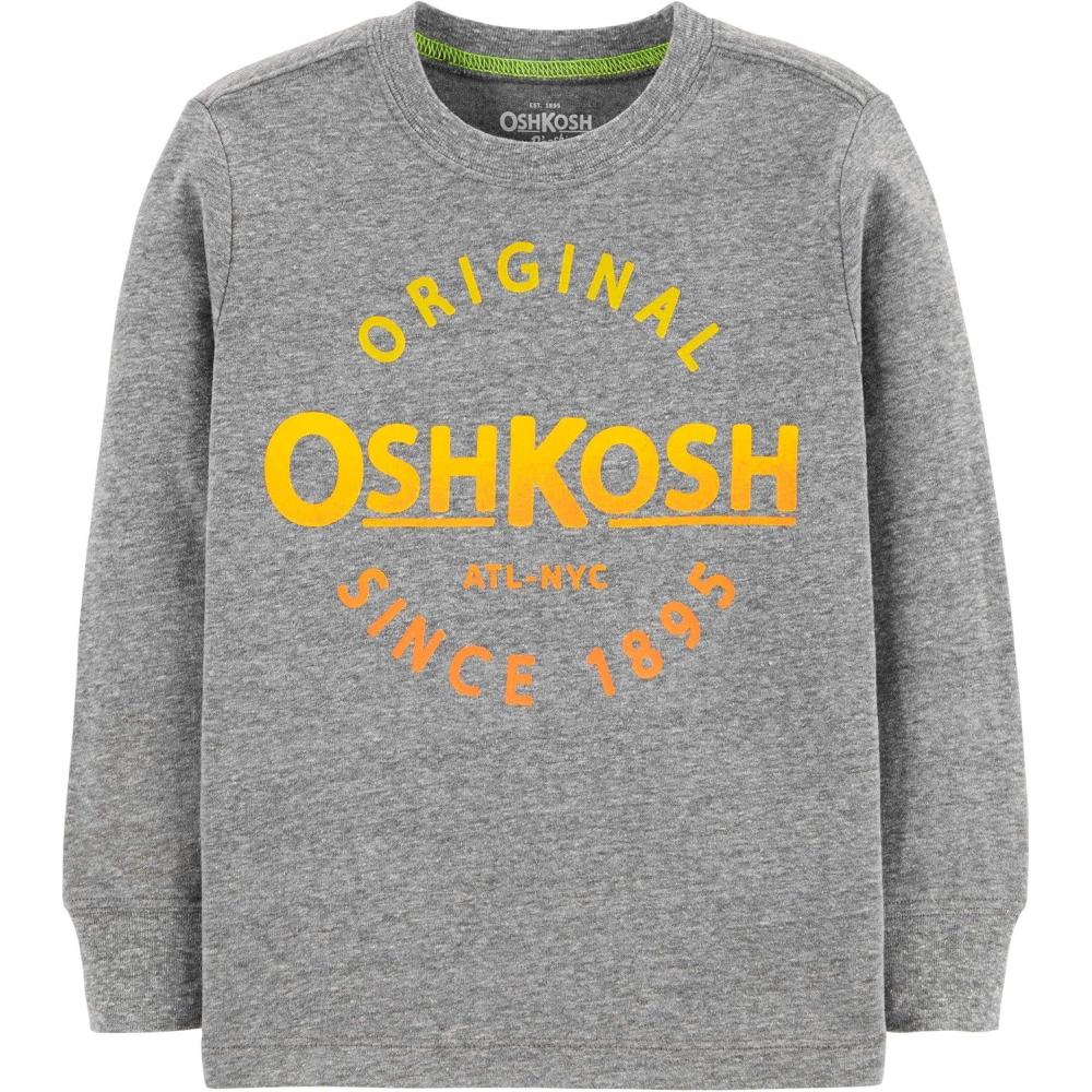 imageOshKosh BGosh Boys Logo TeesMedium Heather Grey