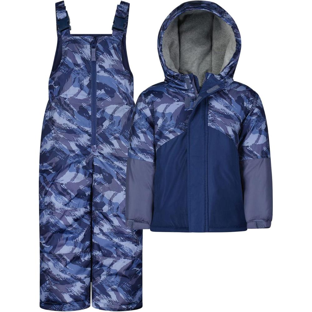 imageOshKosh BGosh Boys Ski Jacket and Snowbib Snowsuit SetBlue