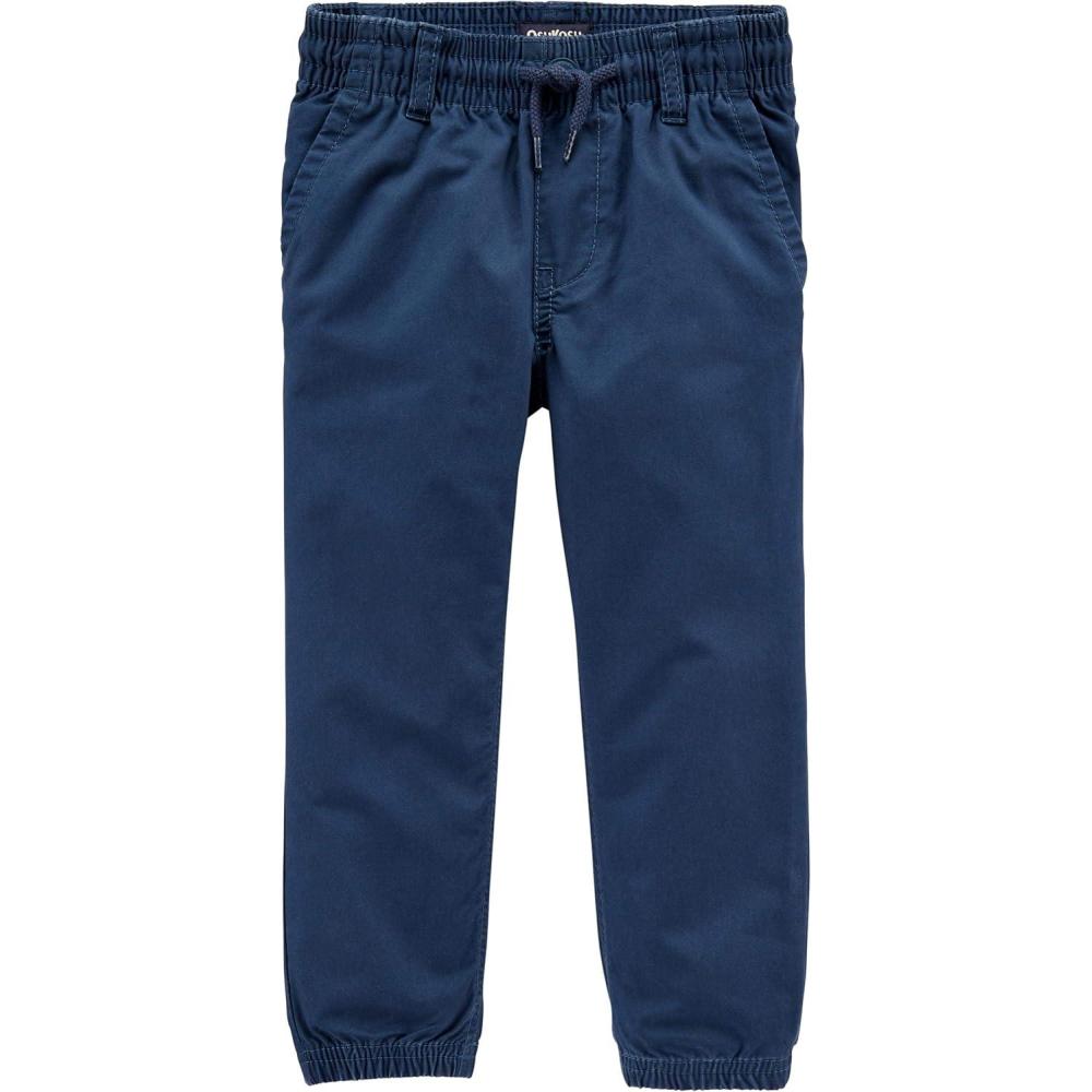 imageOshKosh BGosh Boys Twill Pullon JoggersBlue Solid