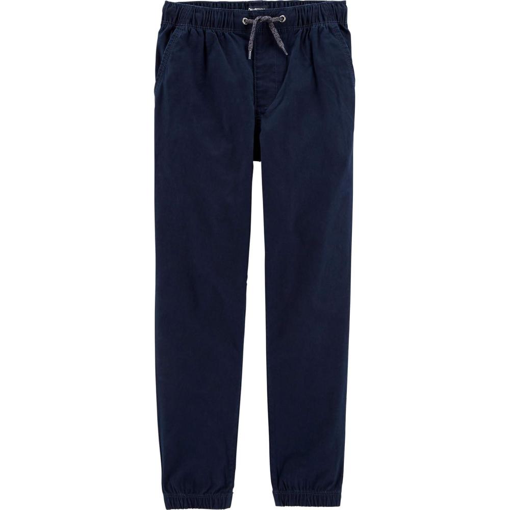 imageOshKosh BGosh Boys Twill Pullon JoggersDeep Navy Solid