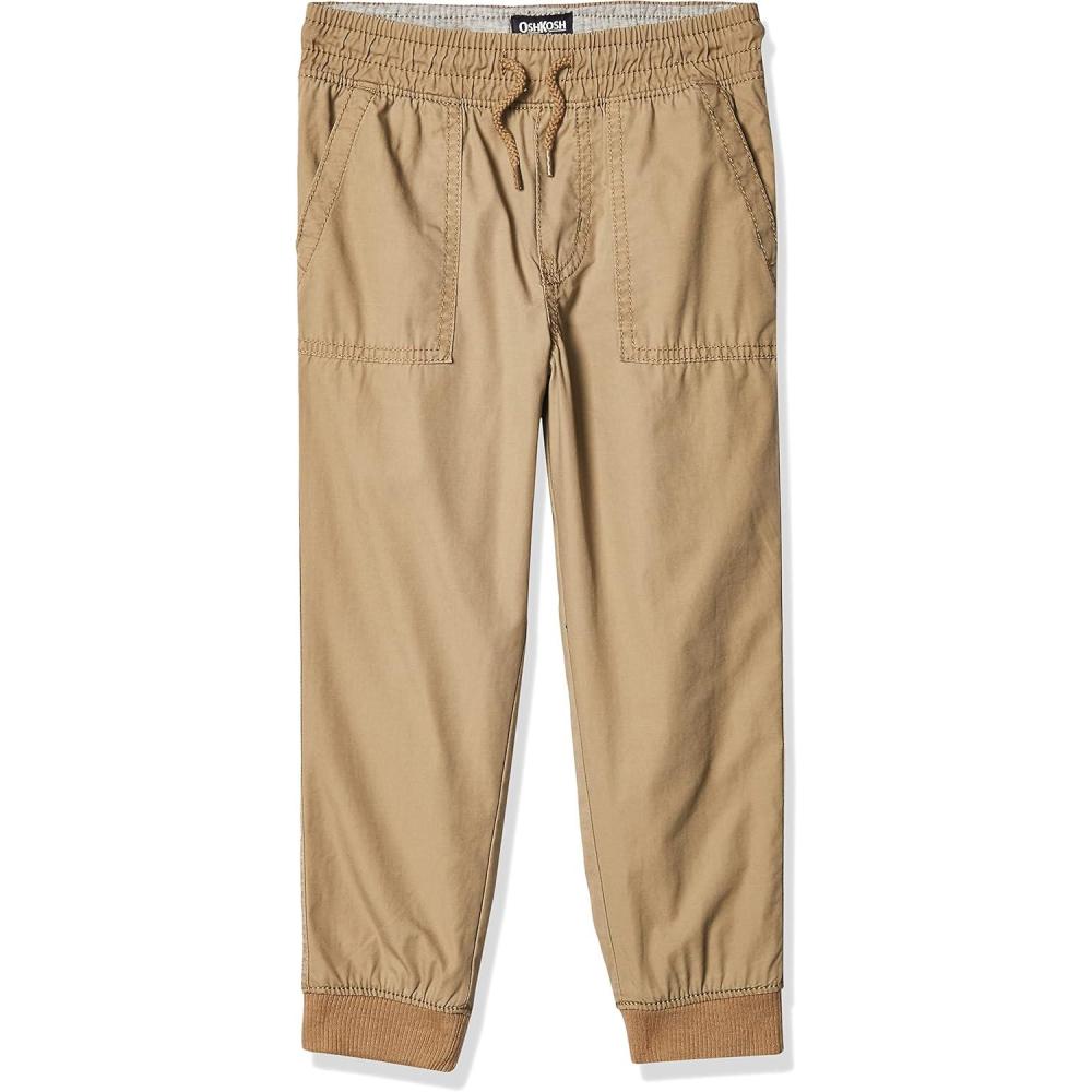 imageOshKosh BGosh Boys Twill Pullon JoggersKhaki Tan