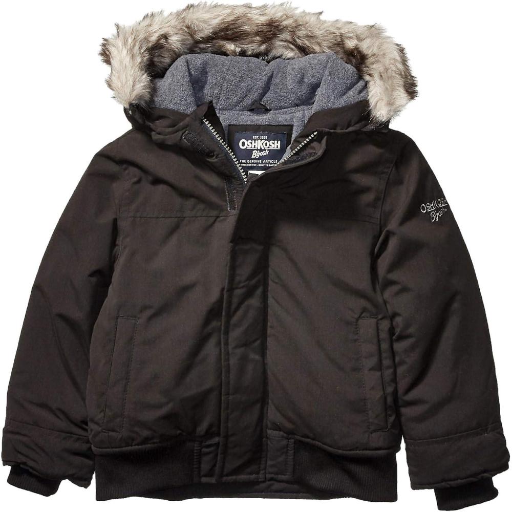 imageOshKosh BGosh boys Heavyweight Winter Jacket With Sherpa LiningVery Black