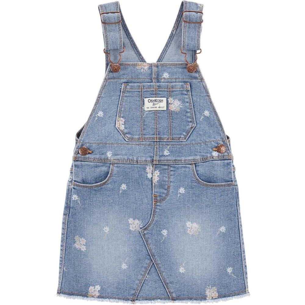 imageOshkosh Girls Worlds Best OverallsDenim Heart Skirtall