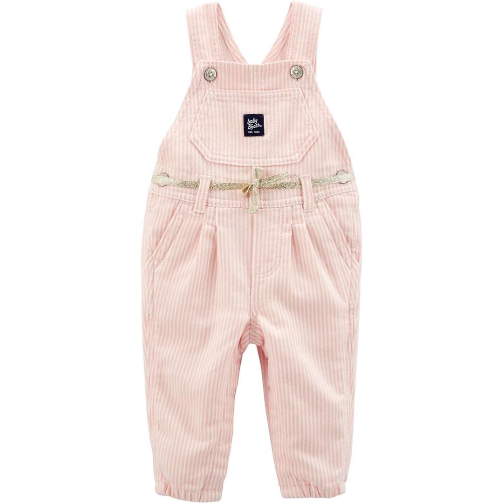imageOshkosh Girls Worlds Best OverallsLight Pink