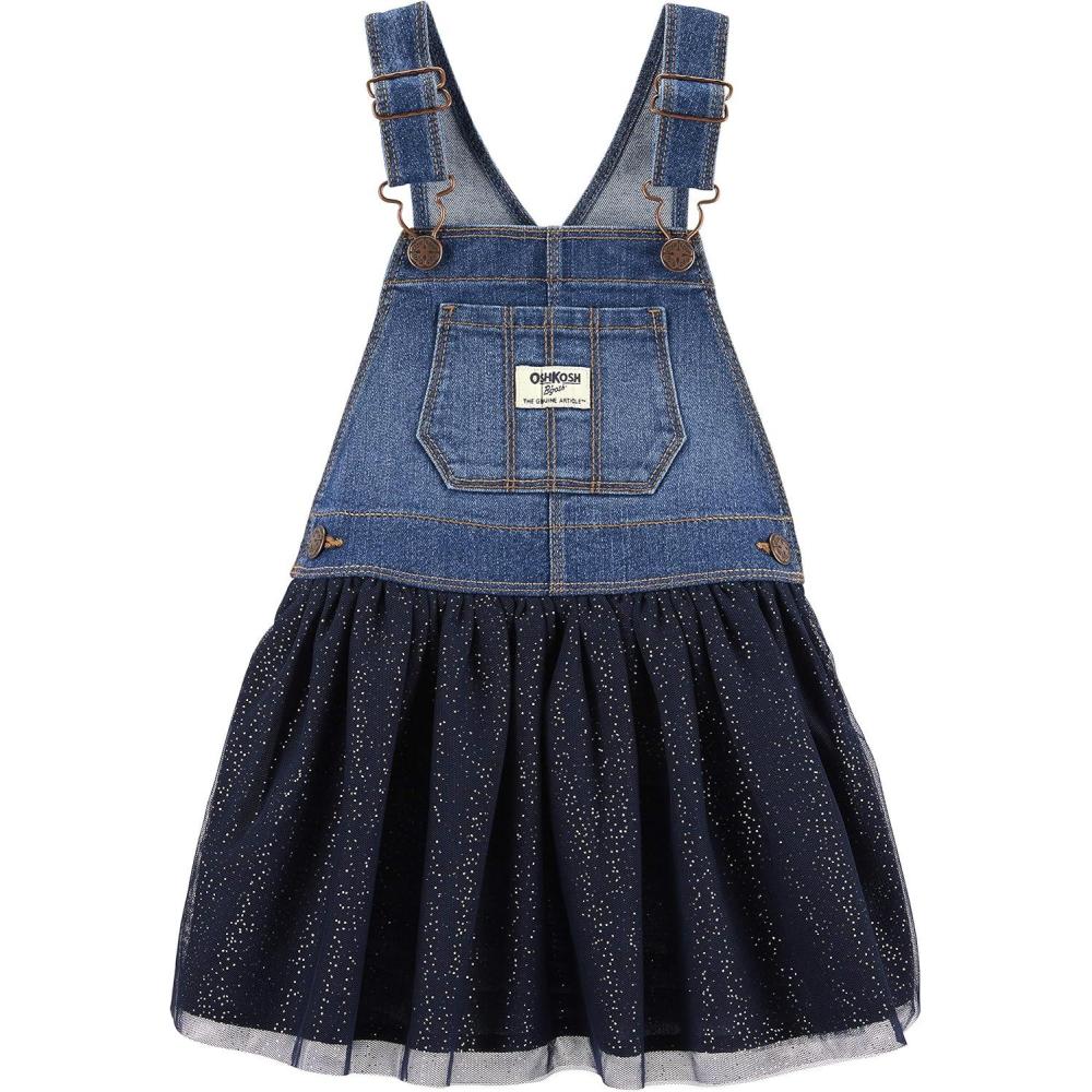 imageOshkosh Girls Worlds Best OverallsMedium Wash