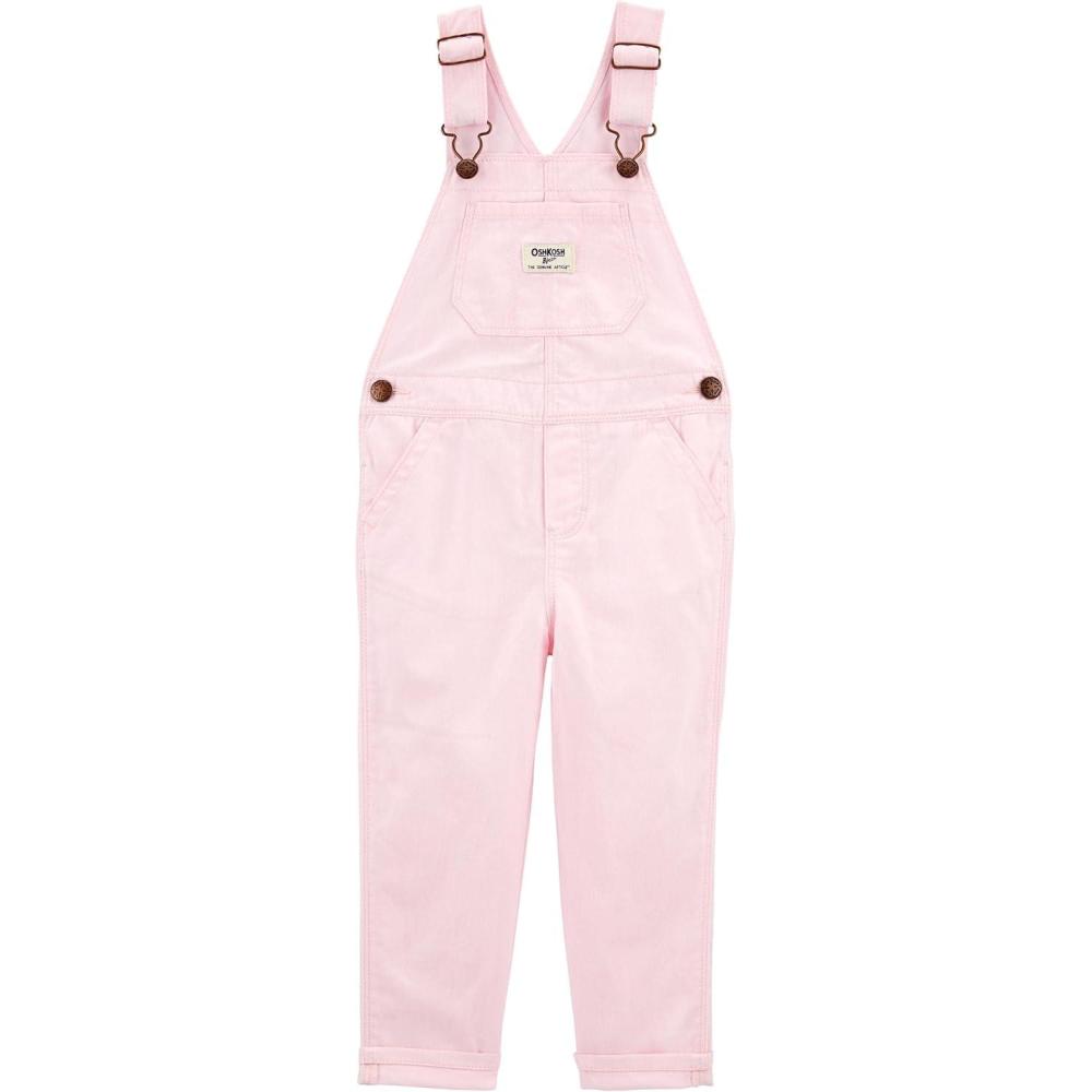 imageOshkosh Girls Worlds Best OverallsSolid Pink