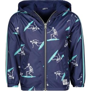 OSHKOSH B’GOSH Baby Boys’ Midweight Reversible Jacket(Navy/Surf Skeletons)