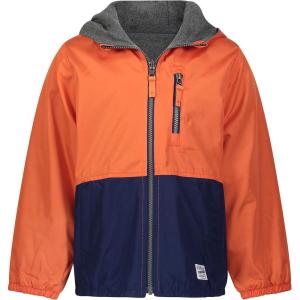 OSHKOSH B’GOSH Baby Boys’ Midweight Reversible Jacket(Sunrise Orange/Indigo/Grey)