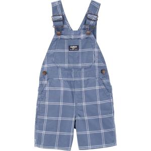 OSHKOSH B’GOSH Baby Boys World’s Best Overalls(Blue Plaid)