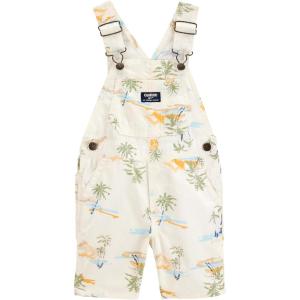 OSHKOSH B’GOSH Baby Boys World’s Best Overalls(Cream Scenic)