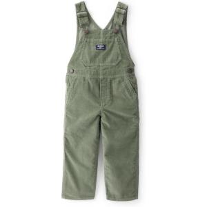 OSHKOSH B’GOSH Baby Boys World’s Best Overalls(Green Corduroy)