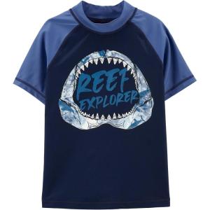 OSHKOSH B’GOSH Boys’ Rashguard(Eclipse Blue Reef)