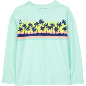 OSHKOSH B’GOSH Boys’ Rashguard(Mint Palm)
